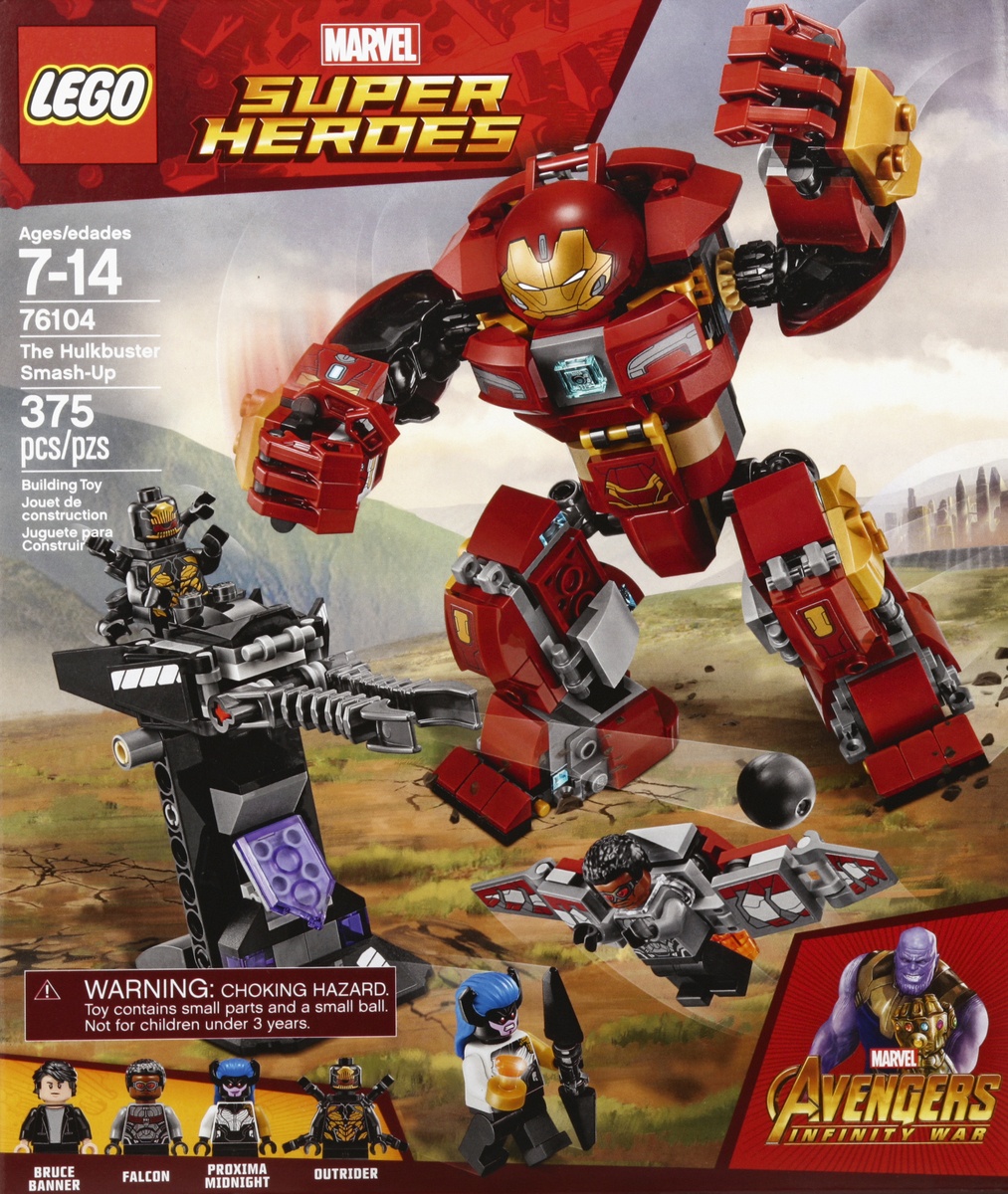 slide 4 of 4, LEGO Super Heroes Marvel Avengers Movie The Hulkbuster Smash-Up 76104, 1 ct