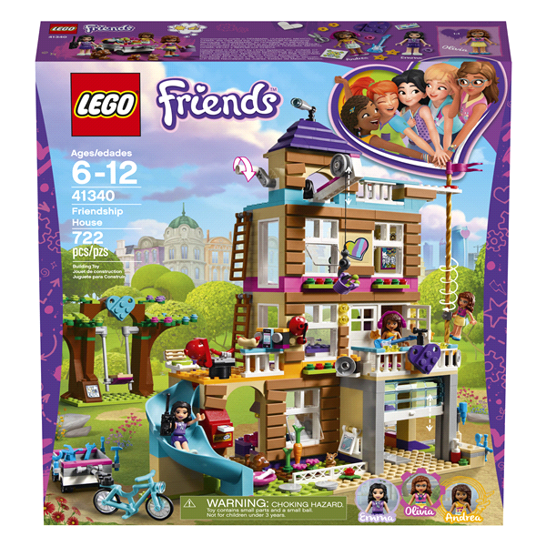 slide 1 of 6, LEGO Friends Friendship House 41340, 1 ct