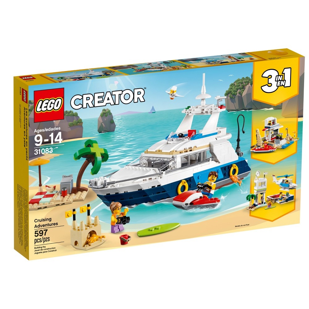 slide 3 of 8, LEGO Creator Cruising Adventures 31083, 1 ct