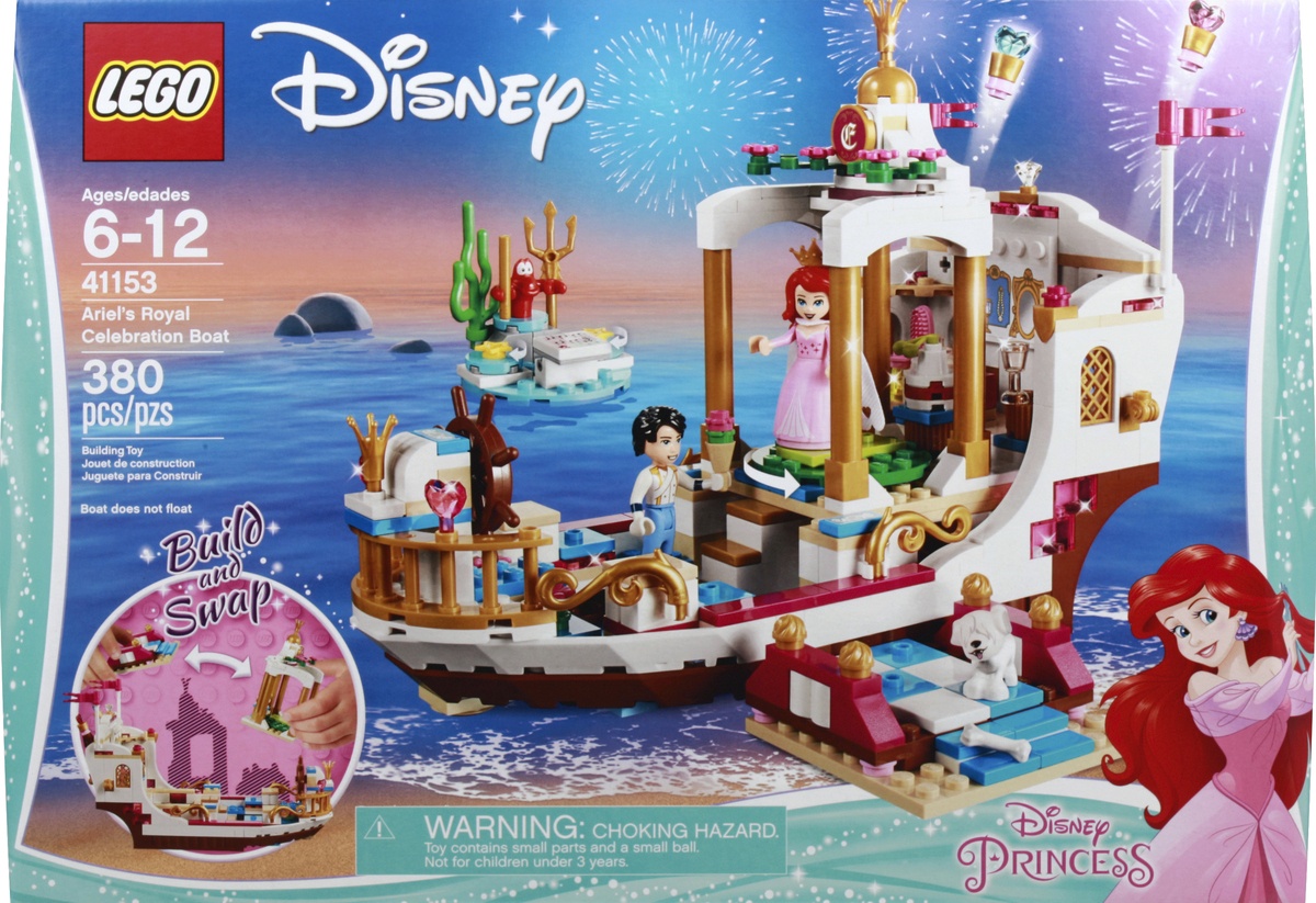 slide 4 of 4, LEGO Disney Princess Ariel's Royal Celebration Boat 41153, 1 ct