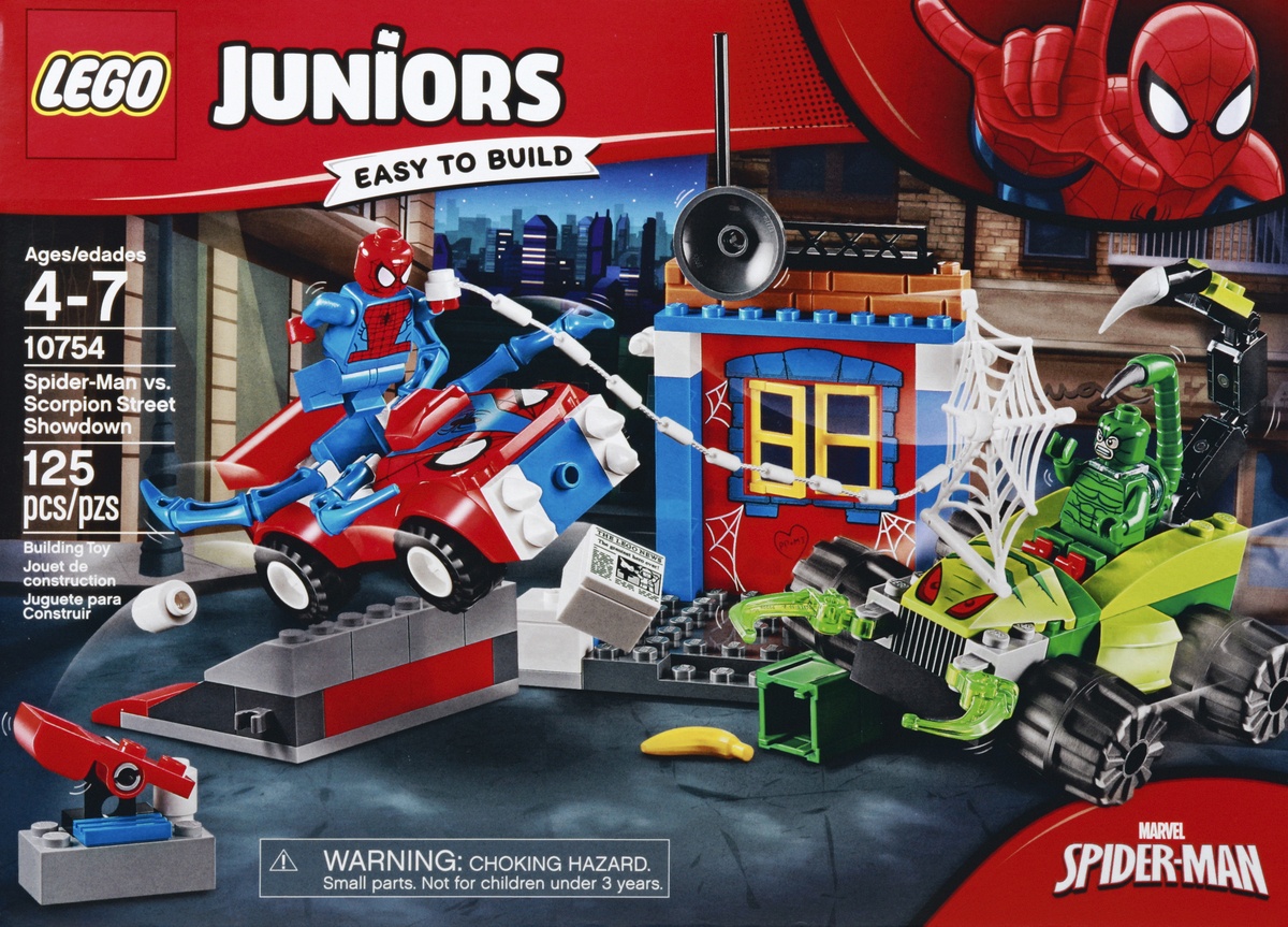 slide 4 of 4, LEGO Juniors Spider-Man Vs. Scorpion Street Showdown 10754, 1 ct