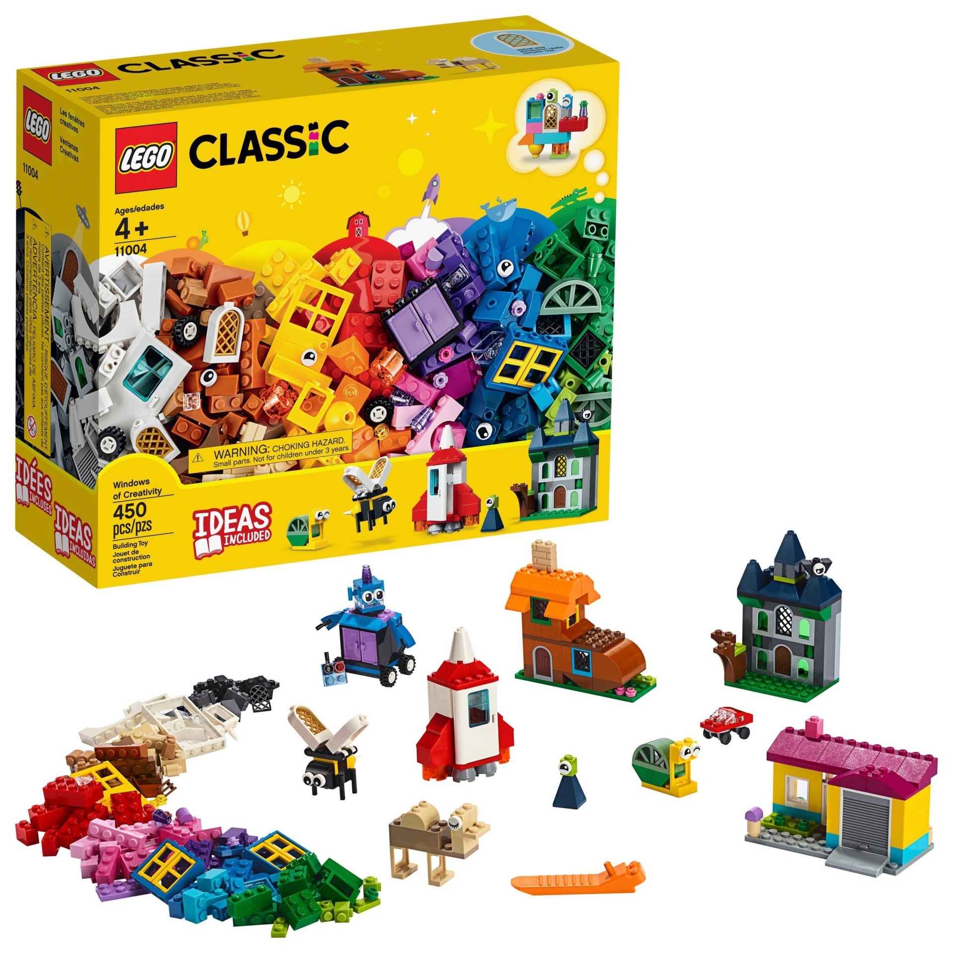 slide 1 of 7, LEGO Classic Windows of Creativity 11004 Building Kit with Toy Doors for Creative Play, 1 ct