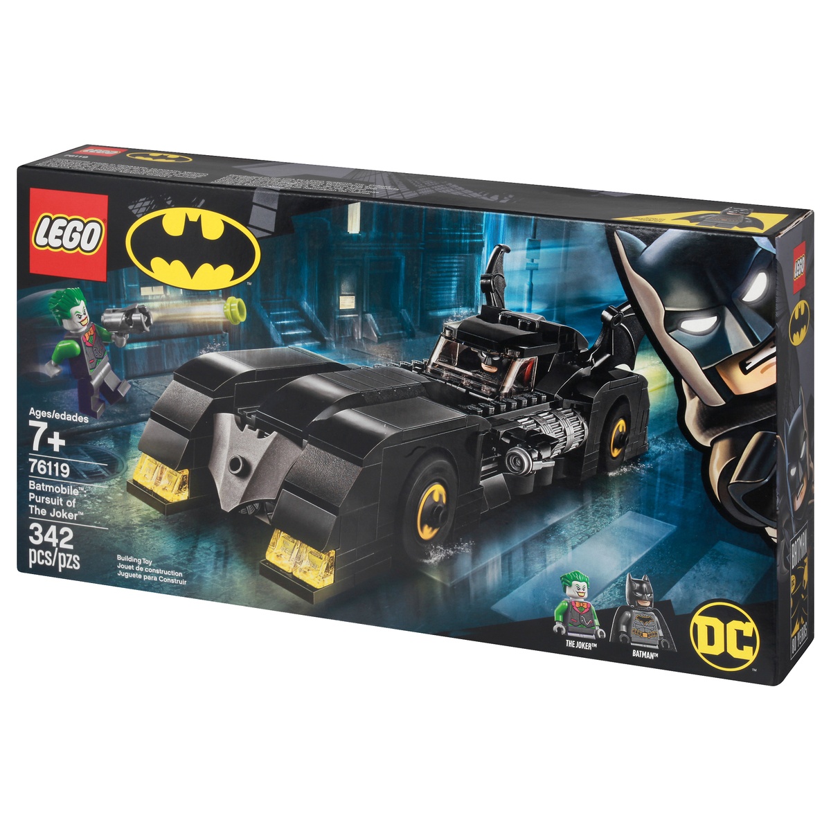 slide 6 of 8, LEGO Super Heroes DC Comics Batman Batmobile: Pursuit of The Joker 76119, 342 ct