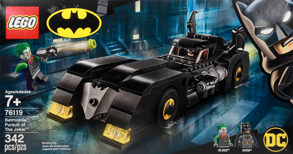 slide 4 of 8, LEGO Super Heroes DC Comics Batman Batmobile: Pursuit of The Joker 76119, 342 ct