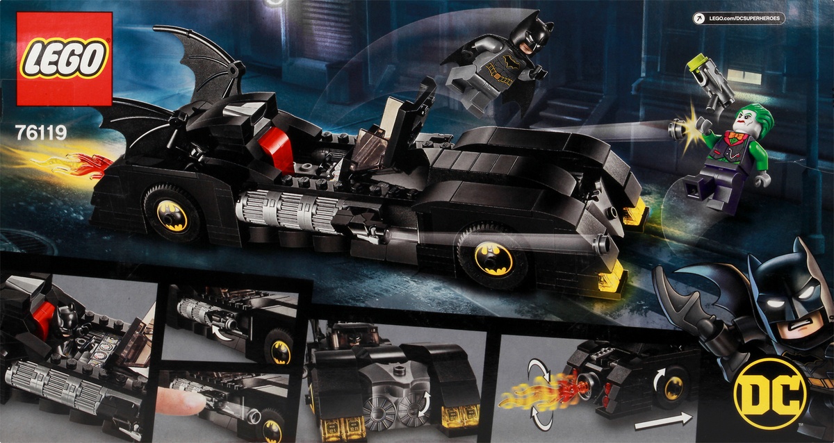 slide 2 of 8, LEGO Super Heroes DC Comics Batman Batmobile: Pursuit of The Joker 76119, 342 ct