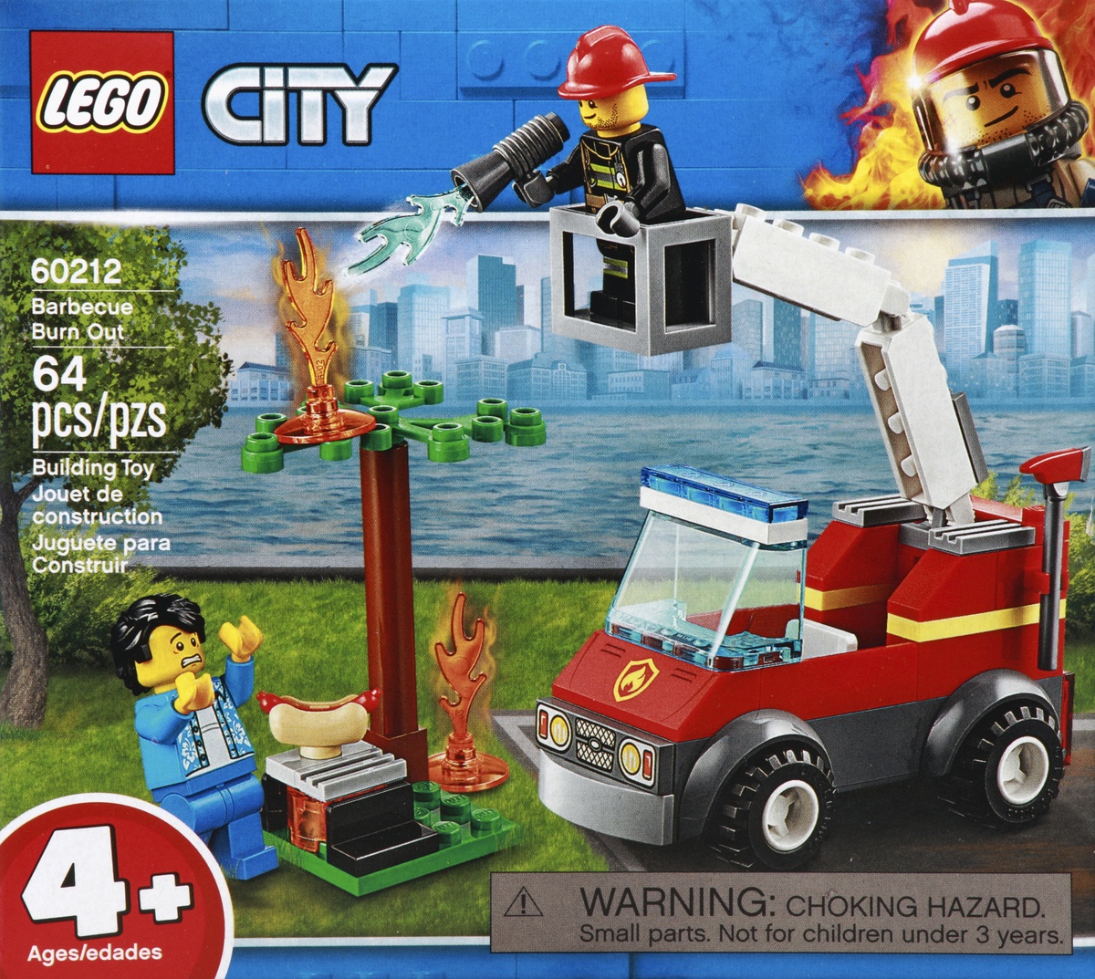 slide 2 of 6, LEGO City Barbecue Burn Out, 1 ct