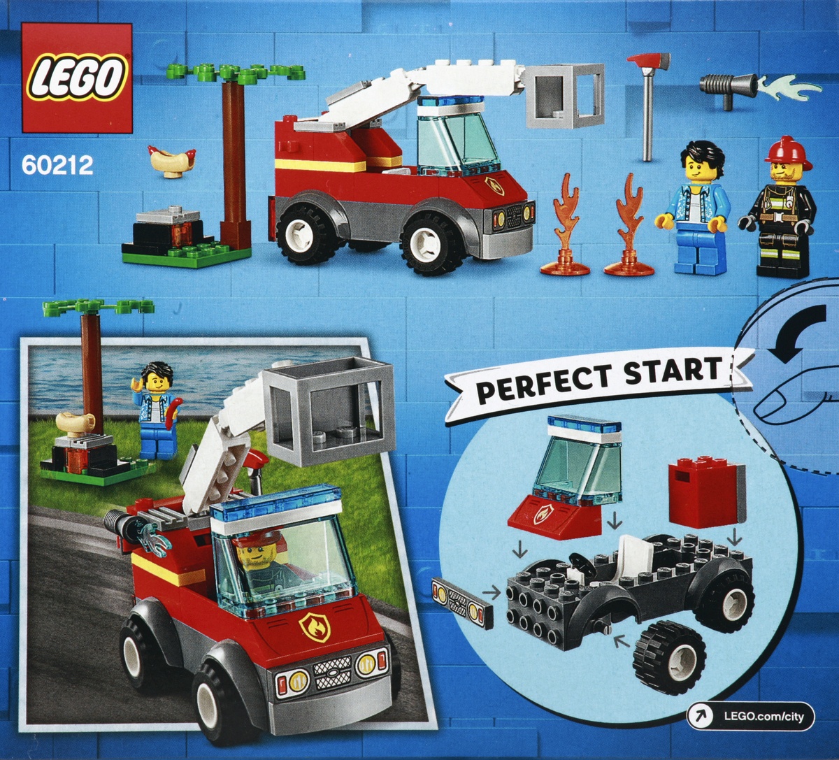 Lego city bbq burnout hot sale