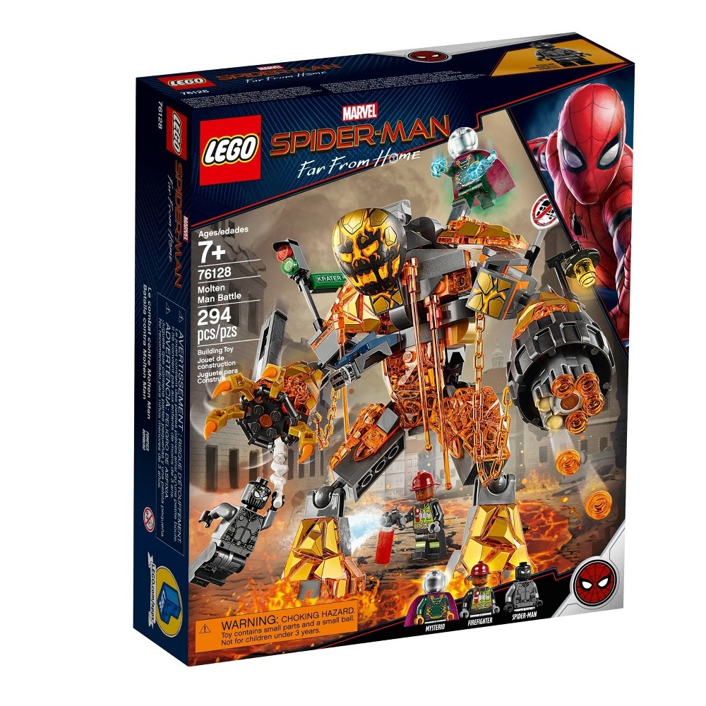 slide 5 of 7, LEGO Super Heroes Molten Man Battle 76128, 1 ct