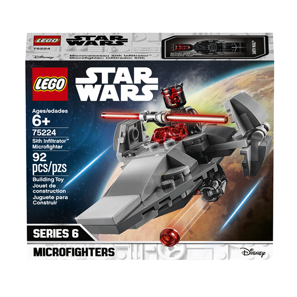 slide 1 of 7, LEGO Star Wars Sith Infiltrator Microfighter, 1 ct