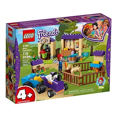 slide 1 of 6, LEGO Friends Mia's Foal Stable, 118 ct