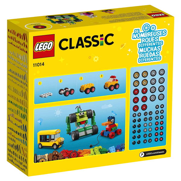 slide 14 of 25, LEGO Classic Bricks and Wheels Kids' Building Toy 11014, 1 ct