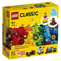 slide 25 of 25, LEGO Classic Bricks and Wheels Kids' Building Toy 11014, 1 ct