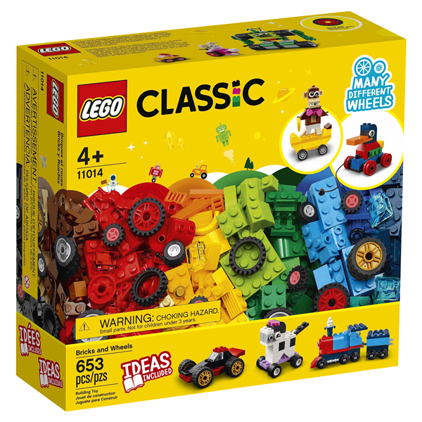 slide 17 of 25, LEGO Classic Bricks and Wheels Kids' Building Toy 11014, 1 ct