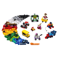 slide 8 of 25, LEGO Classic Bricks and Wheels Kids' Building Toy 11014, 1 ct