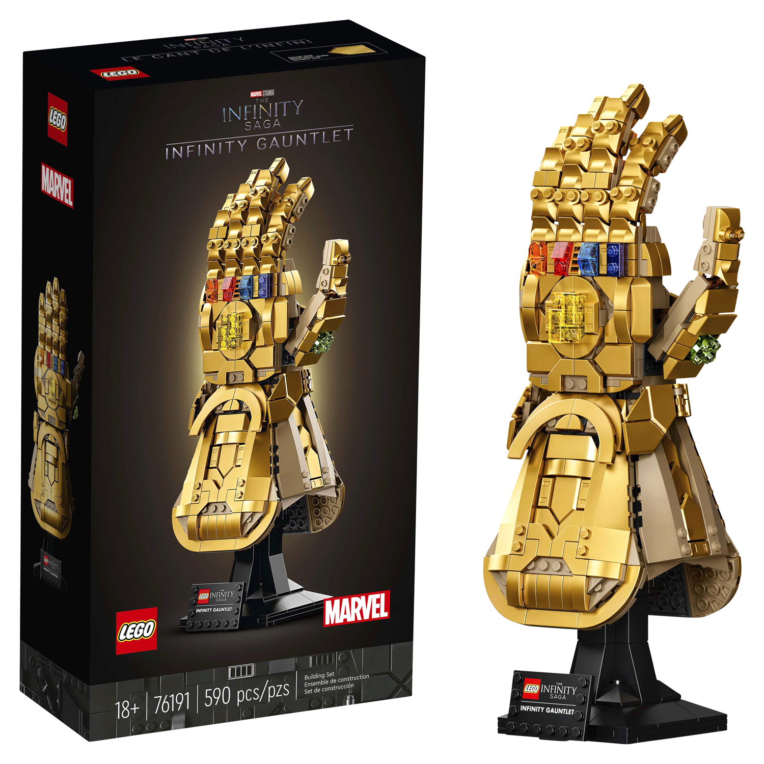 slide 1 of 4, LEGO Marvel Infinity Gauntlet Thanos Set 76191, 590 ct