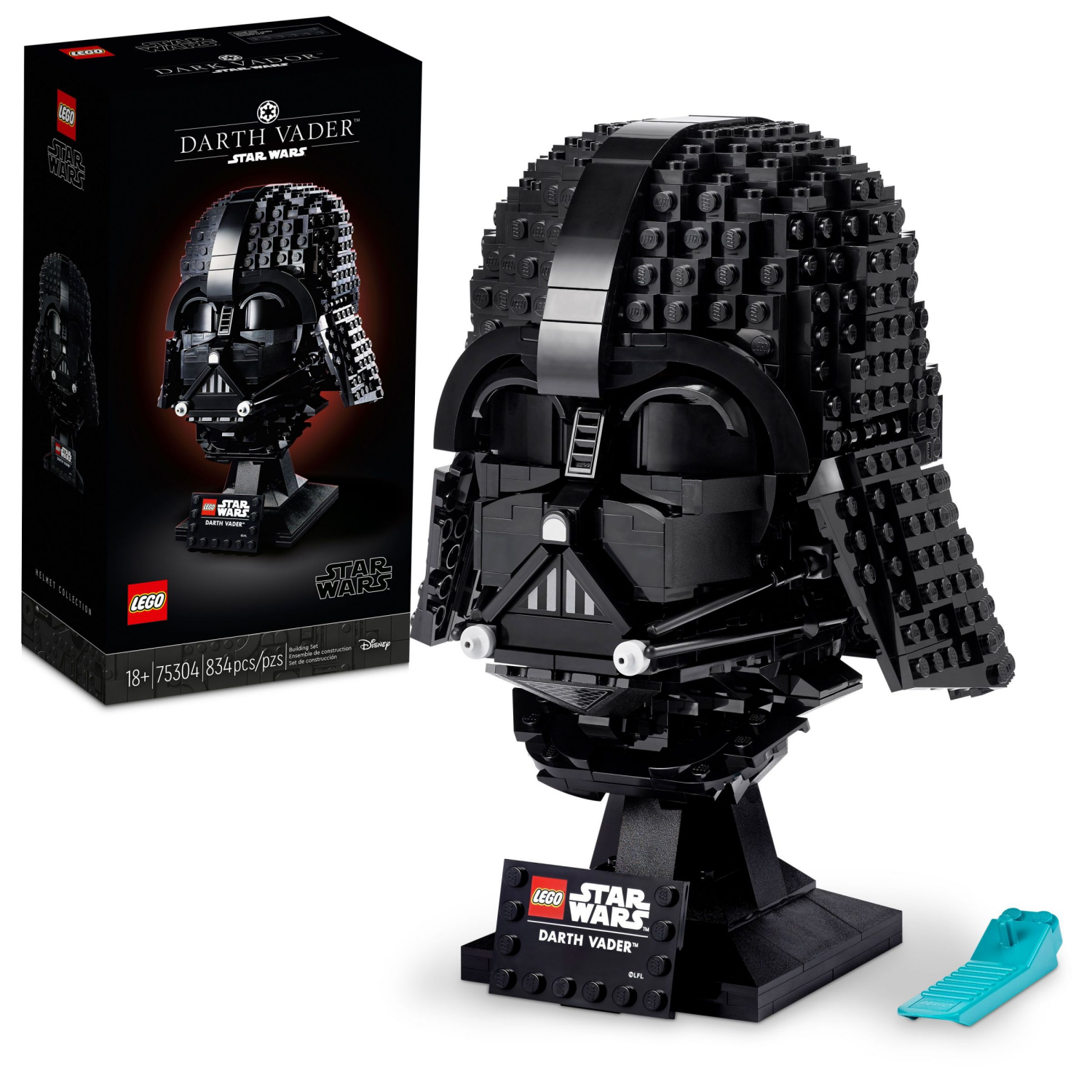 slide 1 of 2, LEGO 75304 Lego Star Wars Darth Vader Helmet Building Set, 834 ct