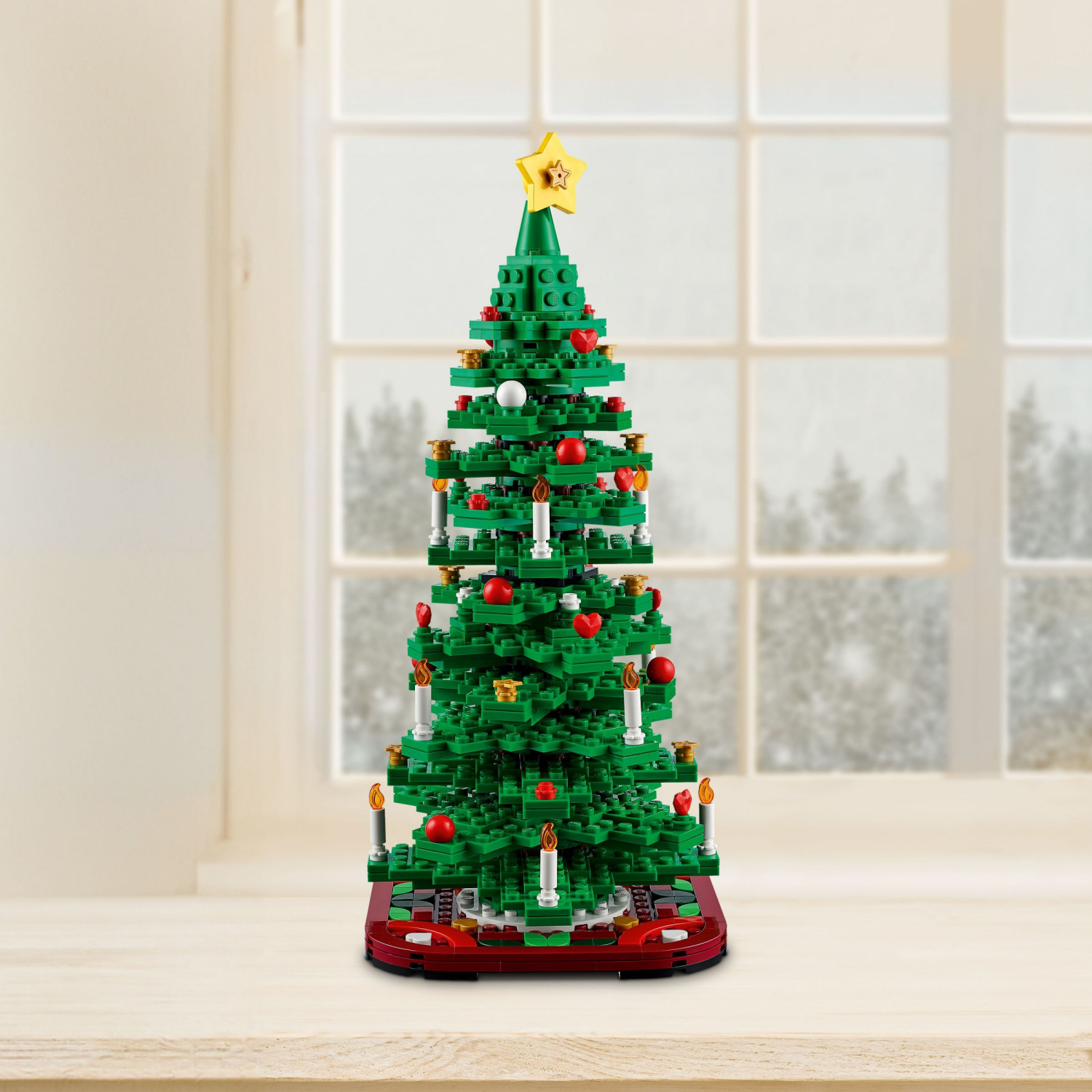 slide 3 of 4, LEGO Christmas Tree Building Set 40573, 1 ct