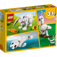 slide 12 of 21, LEGO Creator 3in1 White Rabbit Toy Animal Figures Set 31133, 258 ct