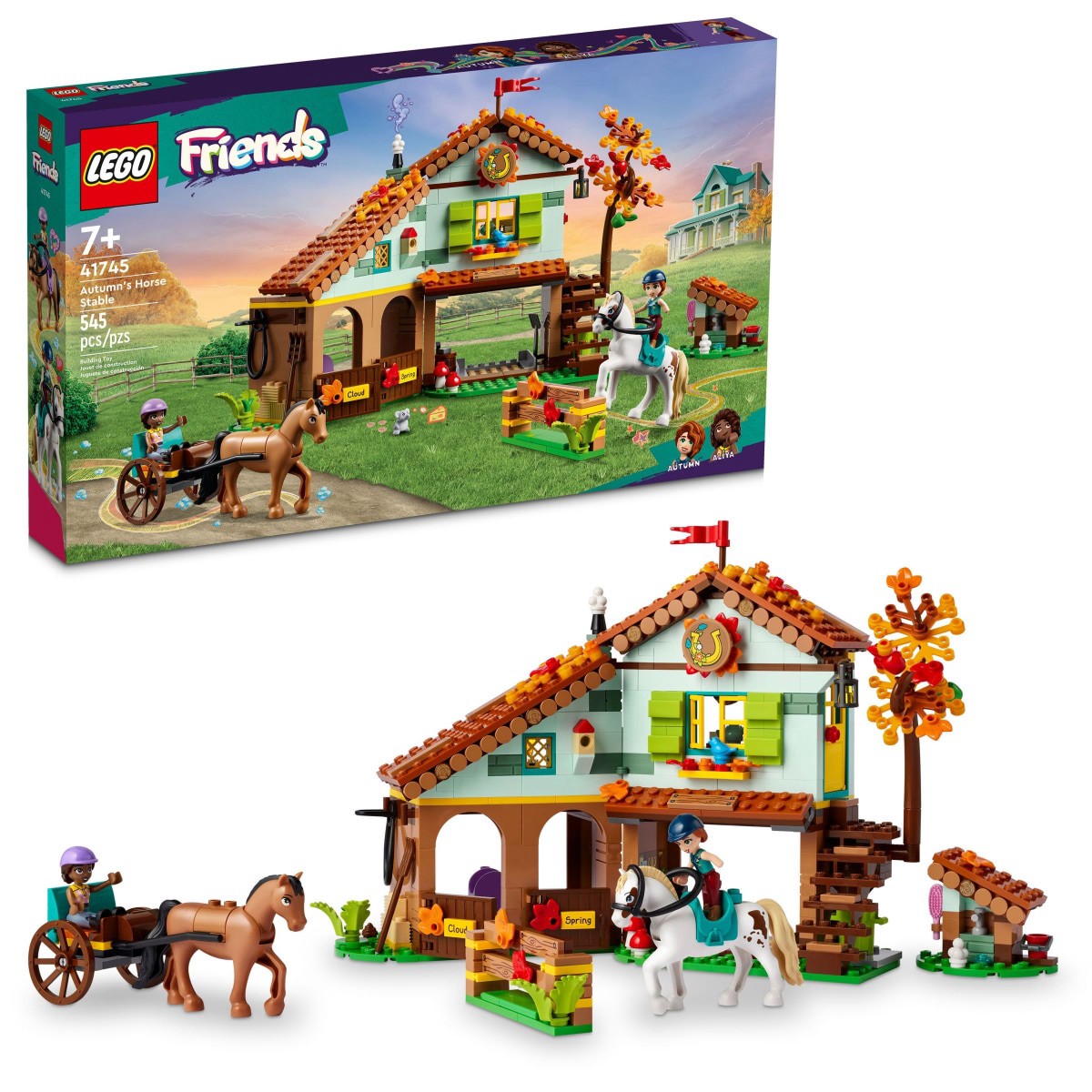 slide 1 of 21, LEGO Friends Autumns Horse Stable Role Play Building Toy 41745, 1 ct
