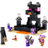 slide 11 of 21, LEGO Minecraft The End Arena, Ender Dragon Battle Set 21242, 252 ct