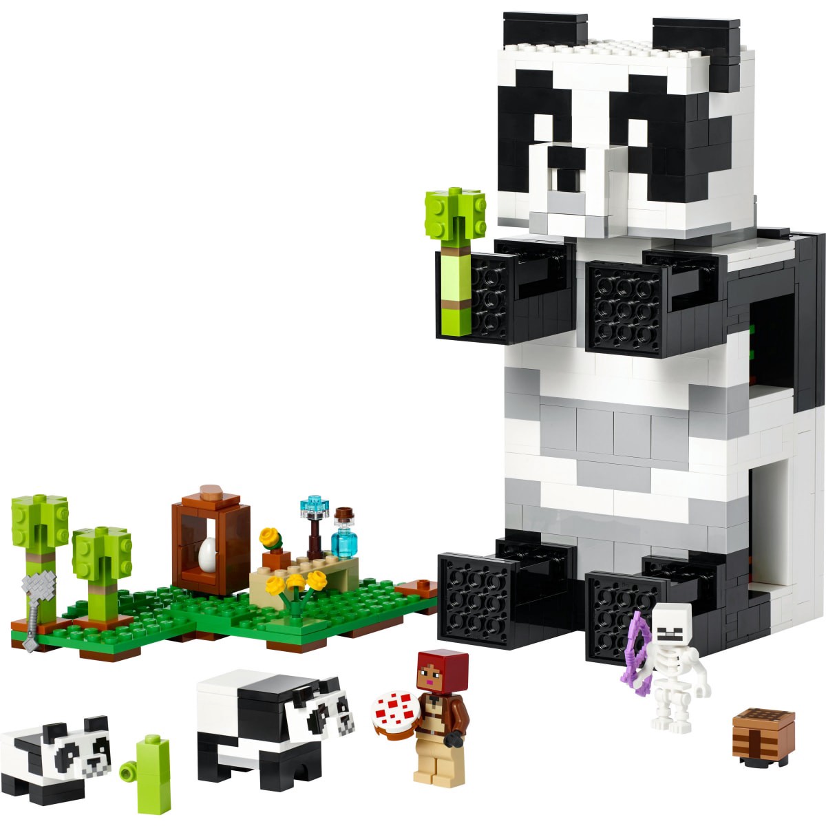 slide 17 of 21, LEGO Minecraft The Panda Haven 21245 Building Toy Set, 553 ct