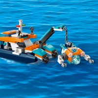 slide 19 of 21, LEGO City Explorer Diving Boat 60377 Building Toy Set, 182 ct