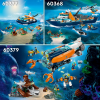 slide 6 of 21, LEGO City Explorer Diving Boat 60377 Building Toy Set, 182 ct