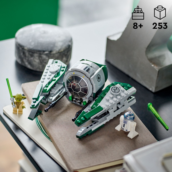 slide 16 of 21, LEGO Star Wars: The Clone Wars Yoda's Jedi Starfighter Collectible 75360, 253 ct