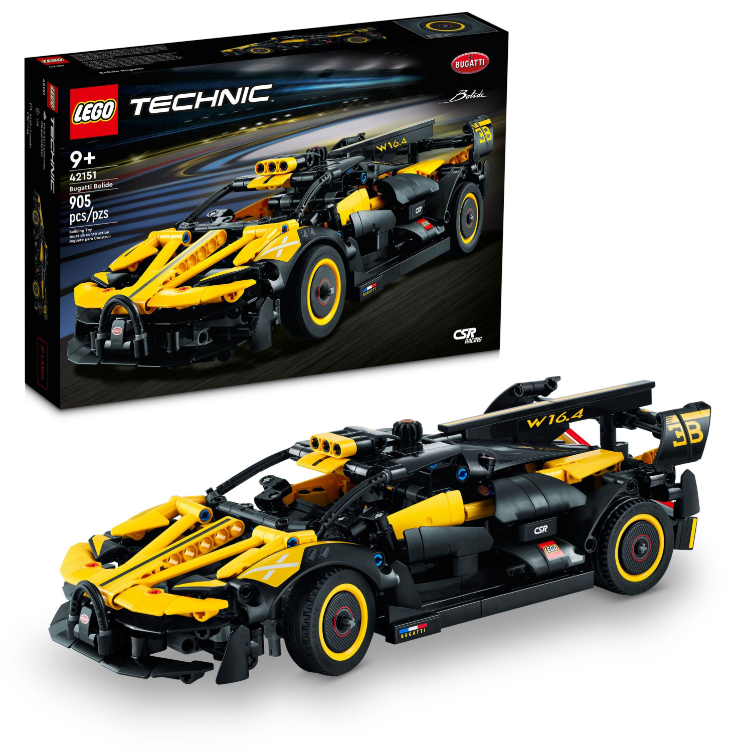 slide 1 of 6, LEGO Technic Bugatti Bolide 42151 Building Toy Set, 905 ct