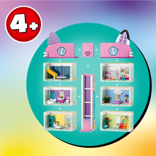 slide 4 of 21, LEGO Gabbys Dollhouse Building Toy Set for Fans of Gabby's Dollhouse TV Series 10788, 1 ct