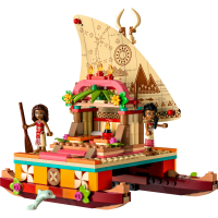 slide 11 of 21, LEGO Disney Princess Moana's Wayfinding Boat Toy 43210, 321 ct