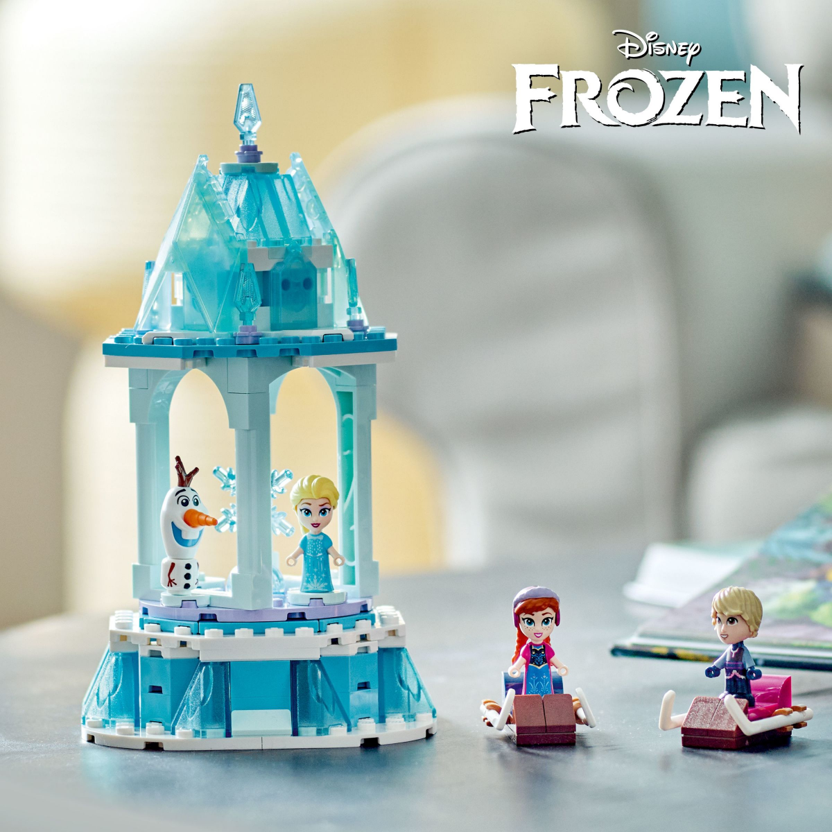 slide 11 of 21, LEGO Disney Anna and Elsas Magical Carousel 43218 Building Toy Set, 175 ct