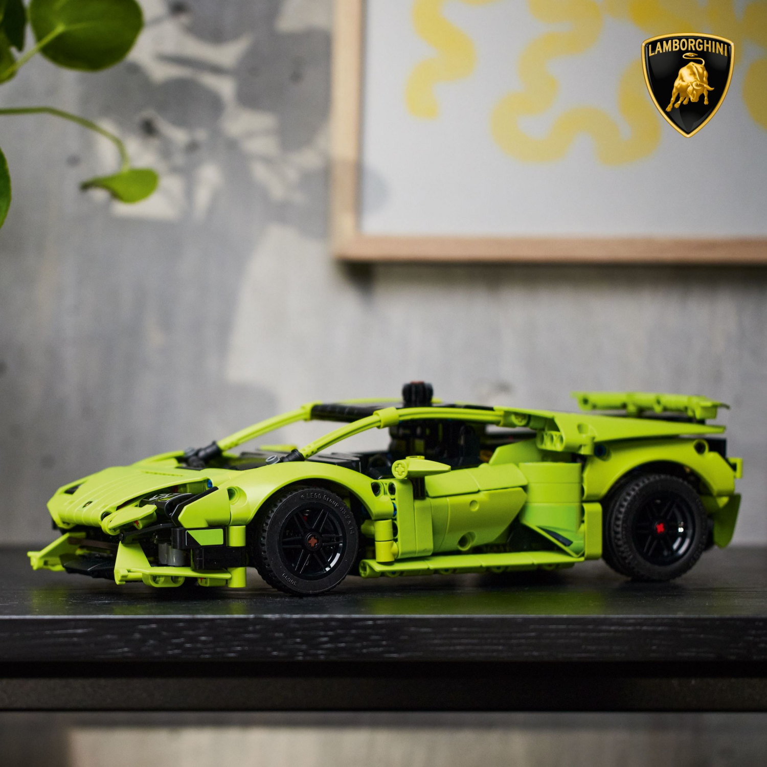 slide 2 of 6, LEGO Technic Lamborghini Huracán Tecnica Advanced Sports Car Building Kit 42161, 806 ct