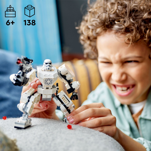 slide 16 of 21, LEGO Star Wars Stormtrooper Mech 75370 Building Toy Set, 138 ct
