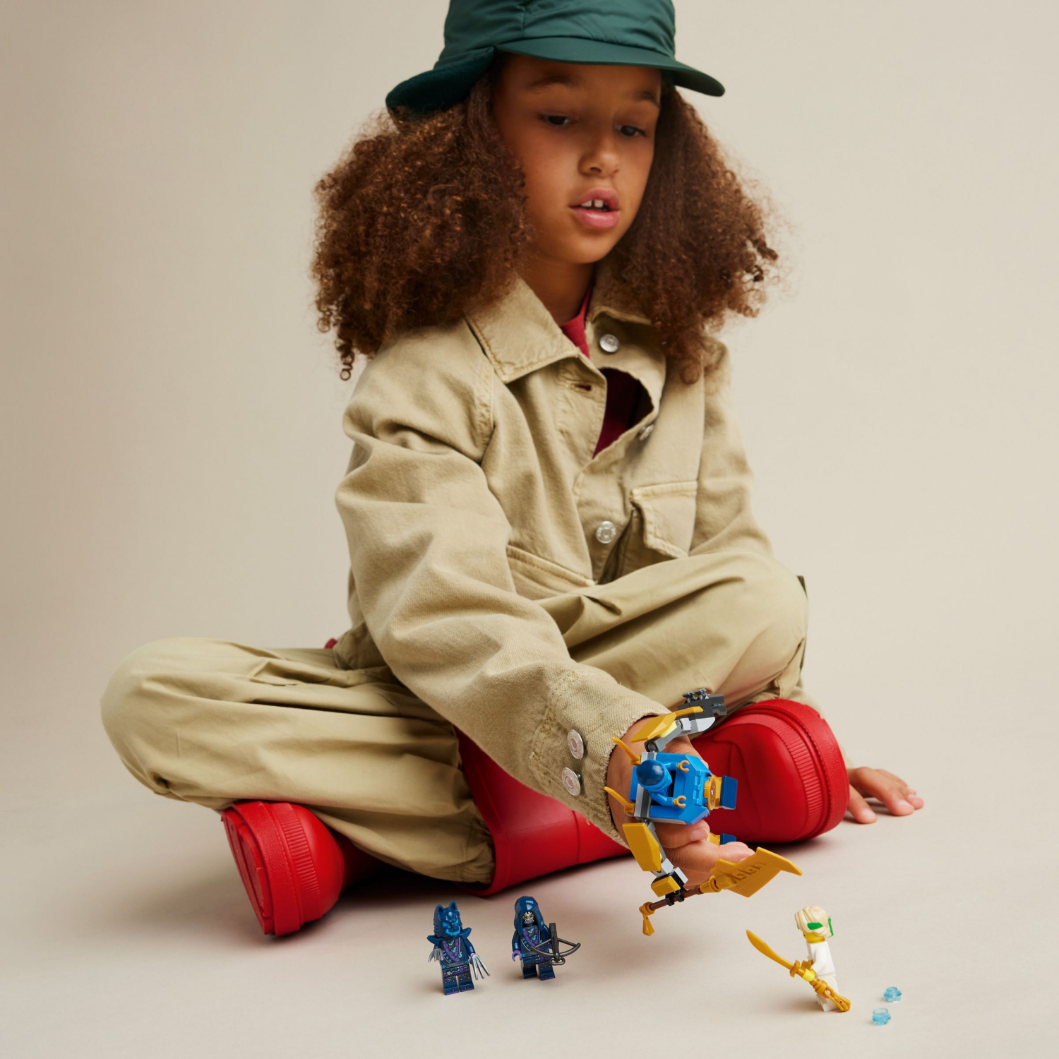 slide 3 of 6, LEGO NINJAGO Jays Mech Battle Pack Ninja Toy 71805, 1 ct