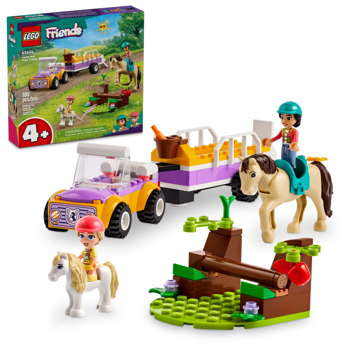 slide 1 of 4, LEGO Friends Horse & Pony Trailer Set, 1 ct