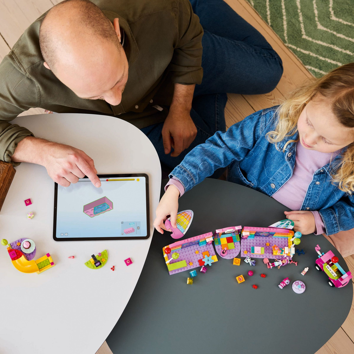 slide 2 of 4, LEGO 4+ Gabbys Dollhouse Gabbys Party Room Playset with Pink Car 10797, 1 ct