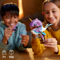 slide 11 of 21, LEGO DREAMZzz Izzie's Narwhal Hot-Air Balloon Set, 1 ct