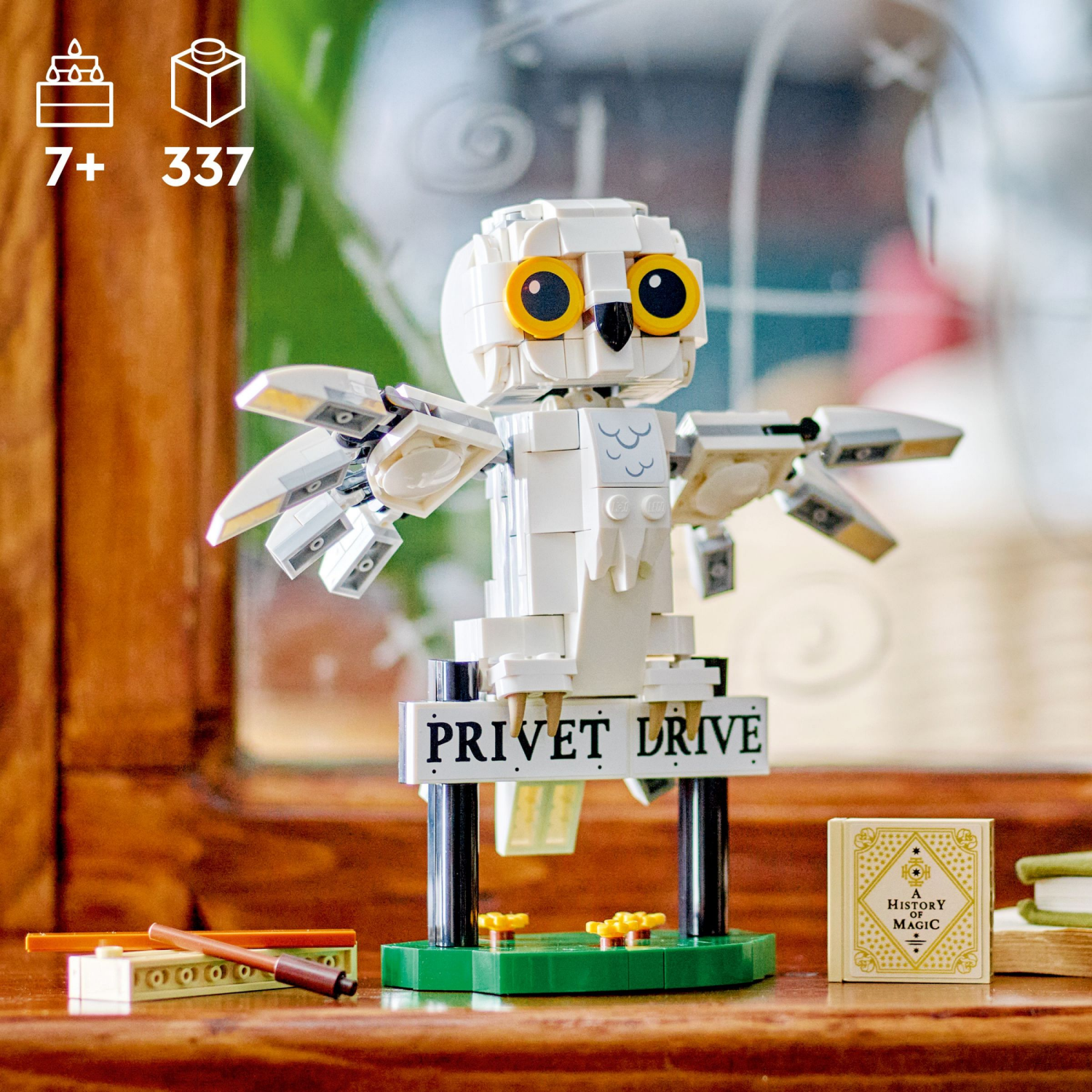 slide 4 of 6, LEGO Harry Potter Hedwig at 4 Privet Drive Owl Figure Toy 76425, 1 ct