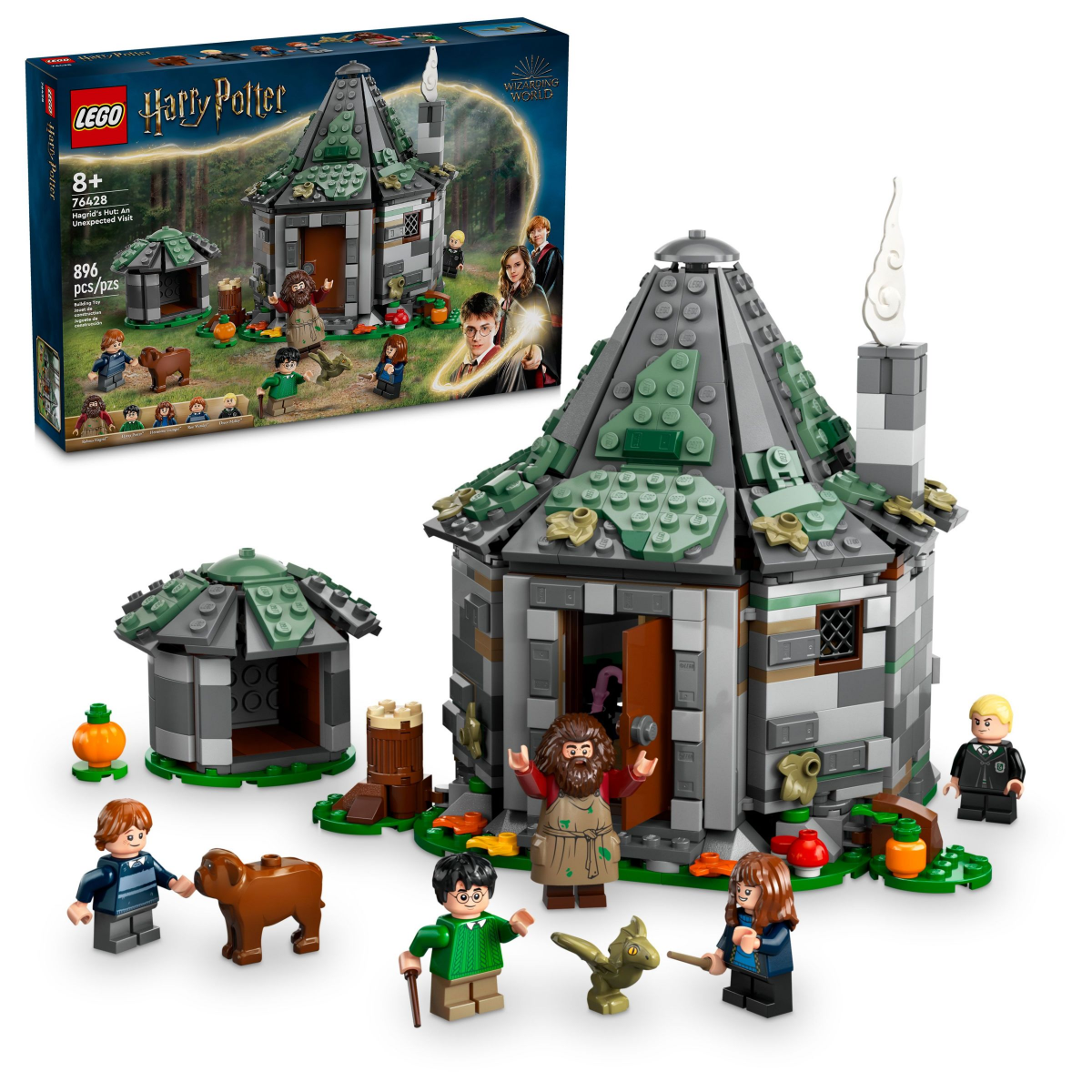 slide 1 of 4, LEGO Harry Potter Hagrids Hut: An Unexpected Visit House Toy 76428, 1 ct