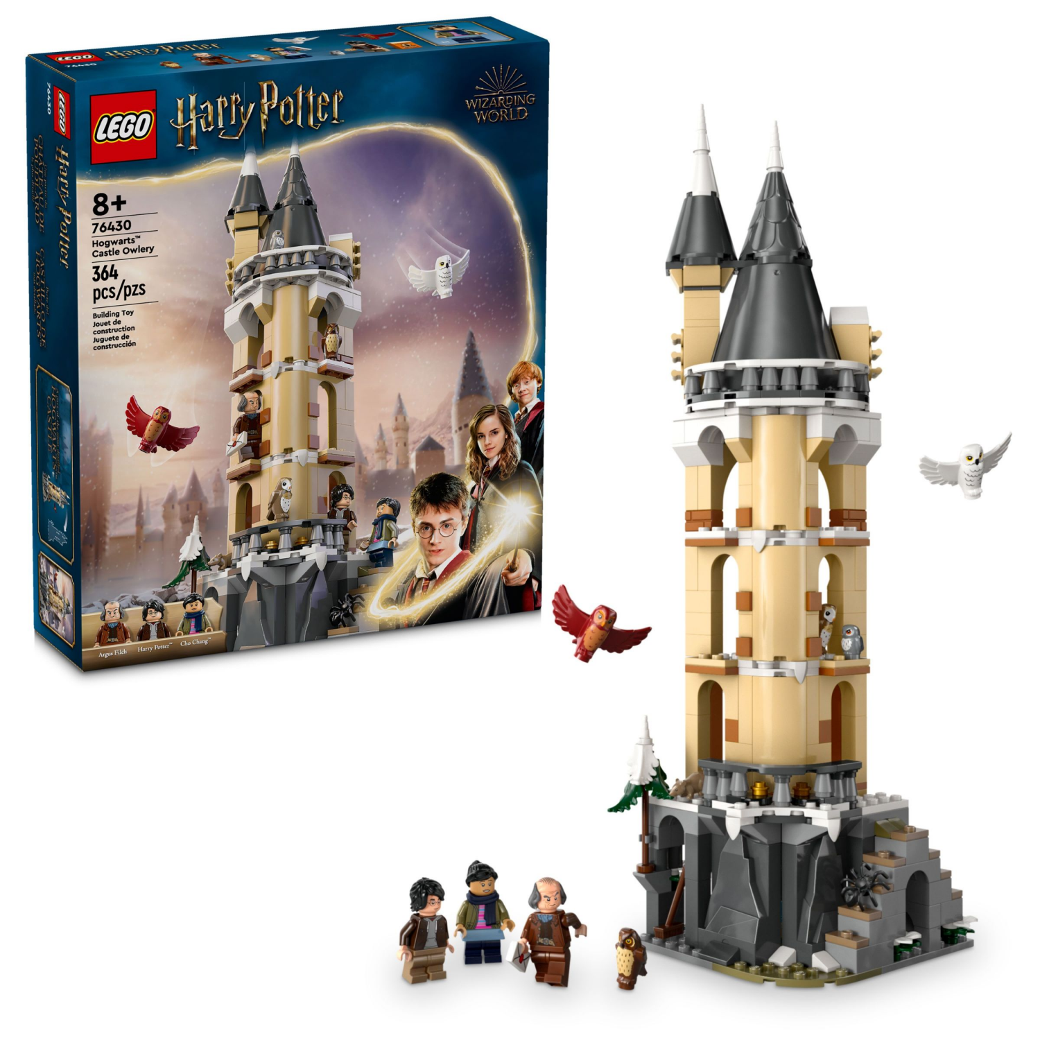 slide 1 of 6, LEGO Harry Potter Hogwarts Castle Owlery Building Toy 76430, 1 ct