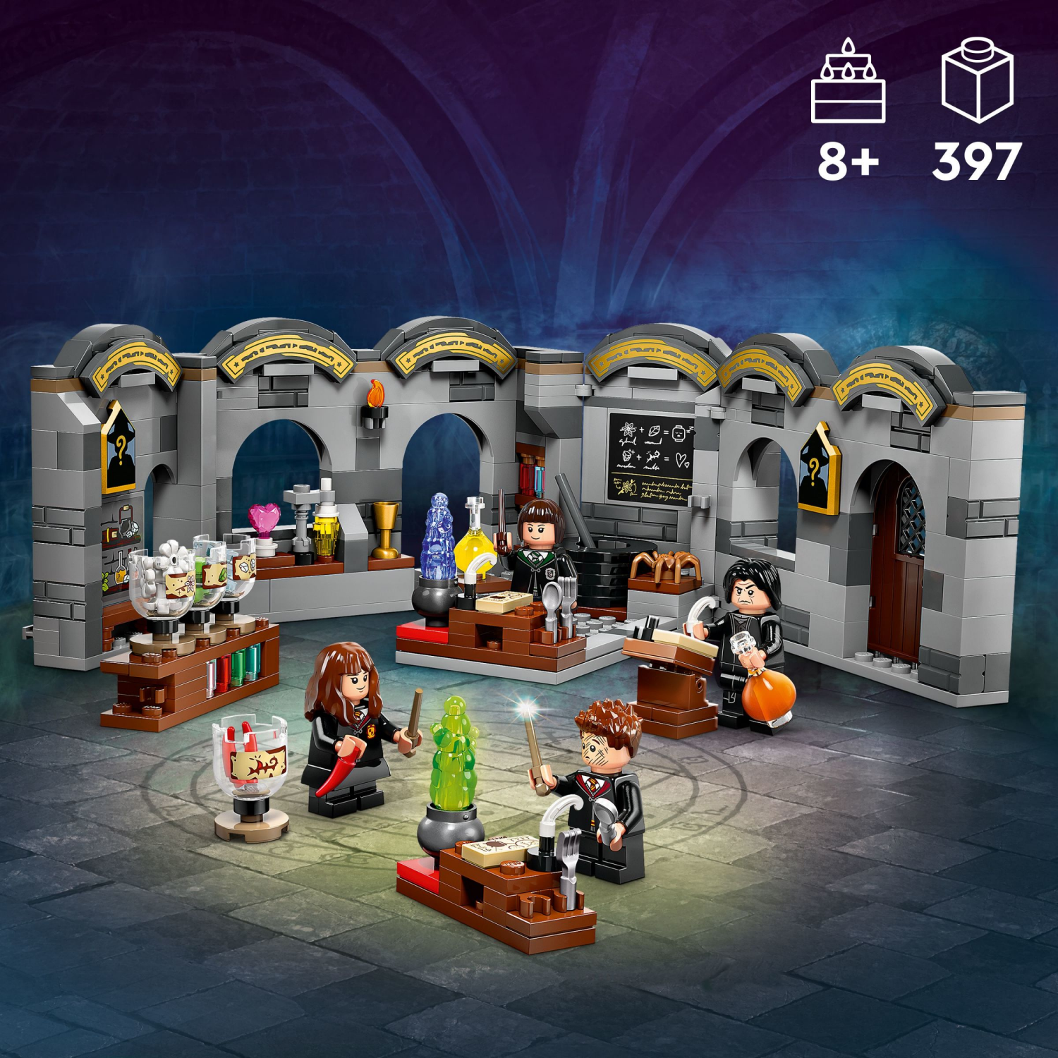 slide 3 of 5, LEGO Harry Potter Hogwarts Castle: Potions Class Building Toy 76431, 1 ct