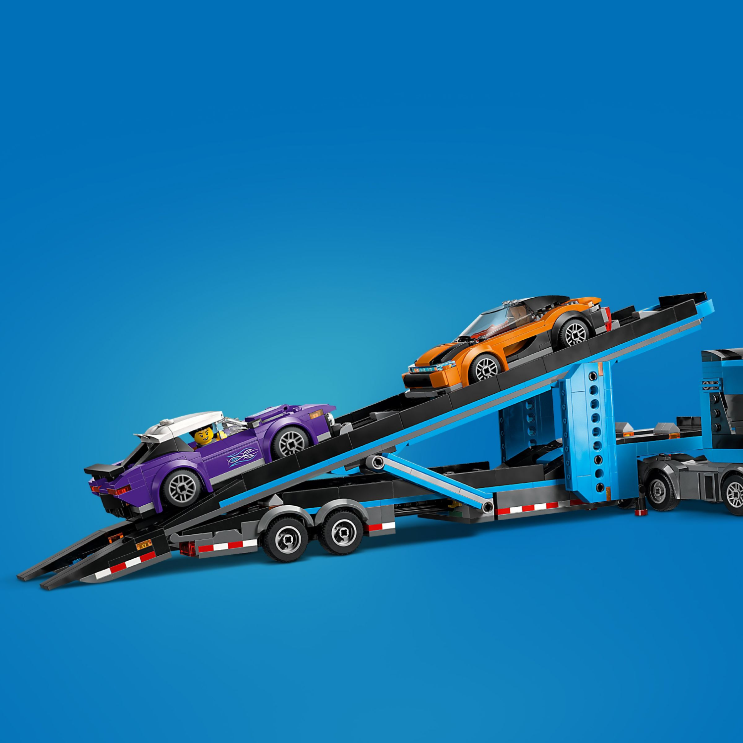 slide 3 of 6, LEGO® City Car Transporter With Sports Cars 60408, 1 ct
