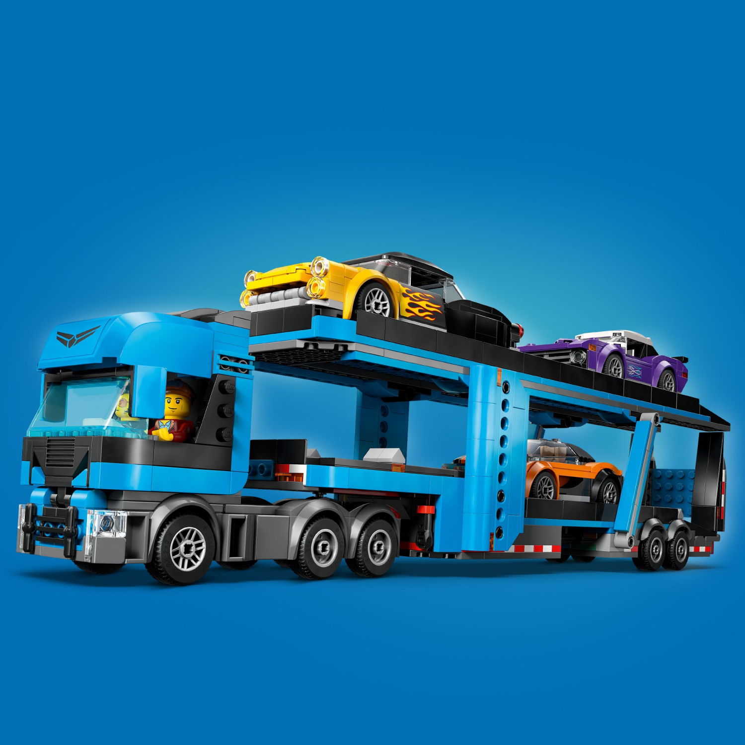 slide 4 of 6, LEGO® City Car Transporter With Sports Cars 60408, 1 ct