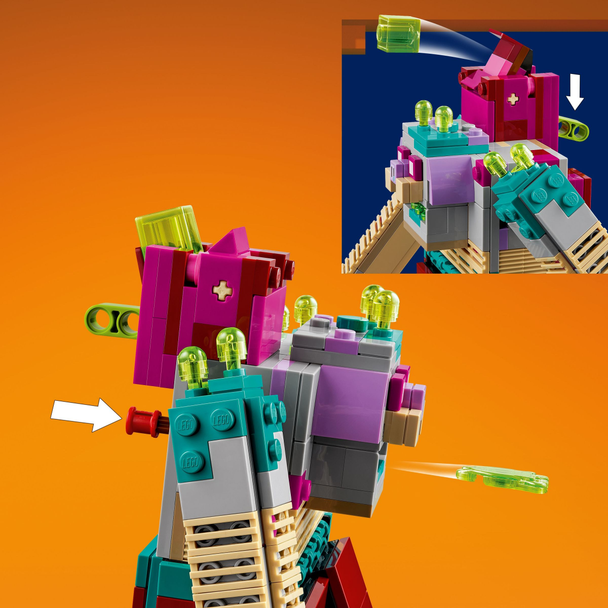 slide 21 of 21, LEGO Minecraft Legends The Devourer Showdown Set, 1 ct
