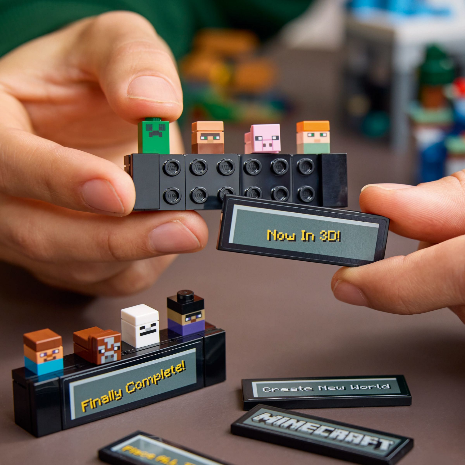 slide 5 of 6, LEGO Minecraft The Crafting Table Build and Display Set for Adults 21265, 1 ct