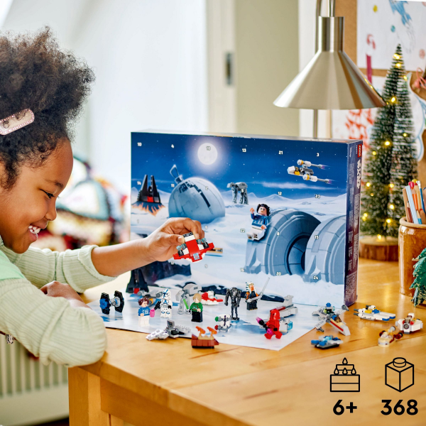 slide 16 of 21, LEGO Star Wars 2024 Advent Calendar for Kids, Building Toy 75395, 1 ct