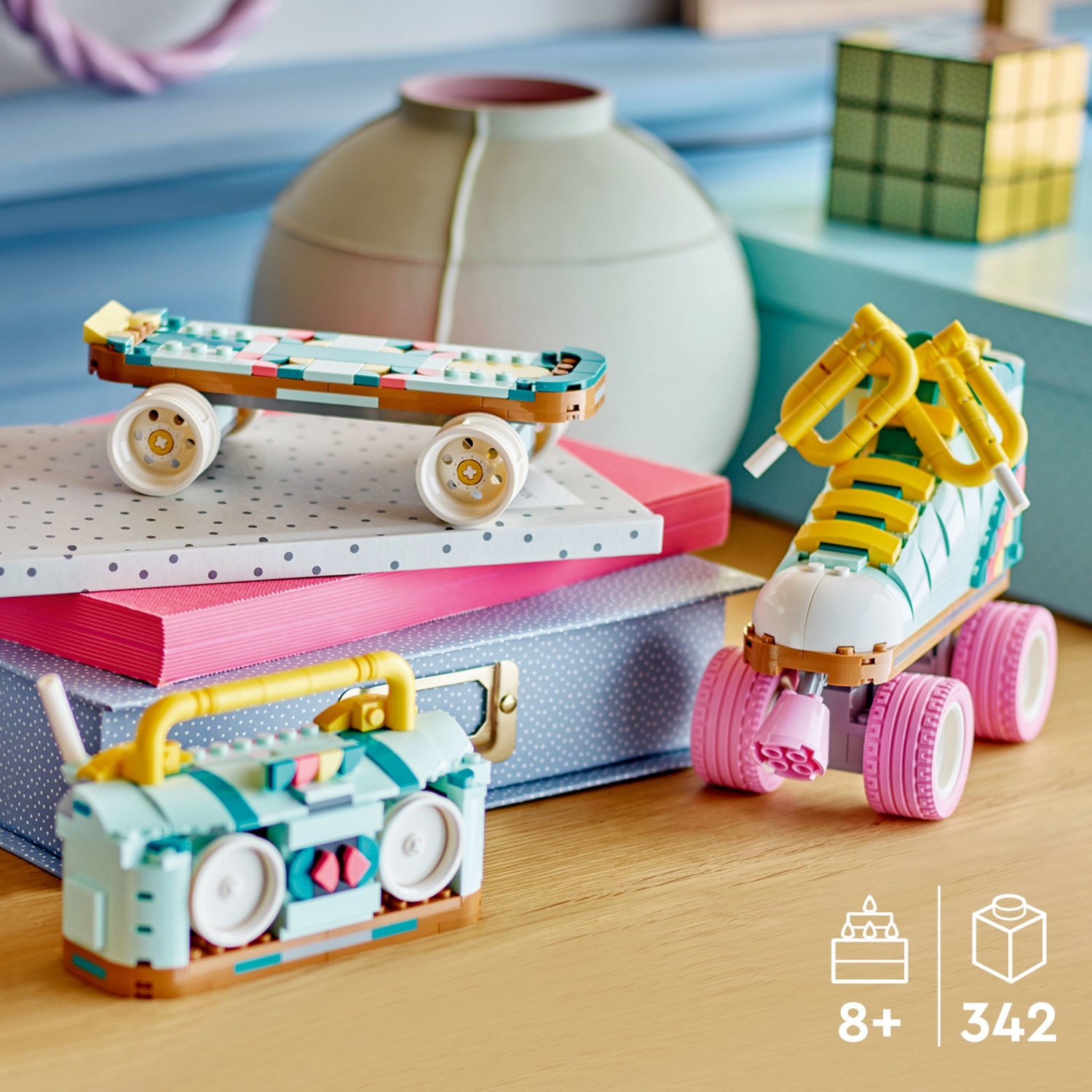 slide 2 of 4, LEGO Creator 3-in-1 Retro Roller Skate Set, 1 ct