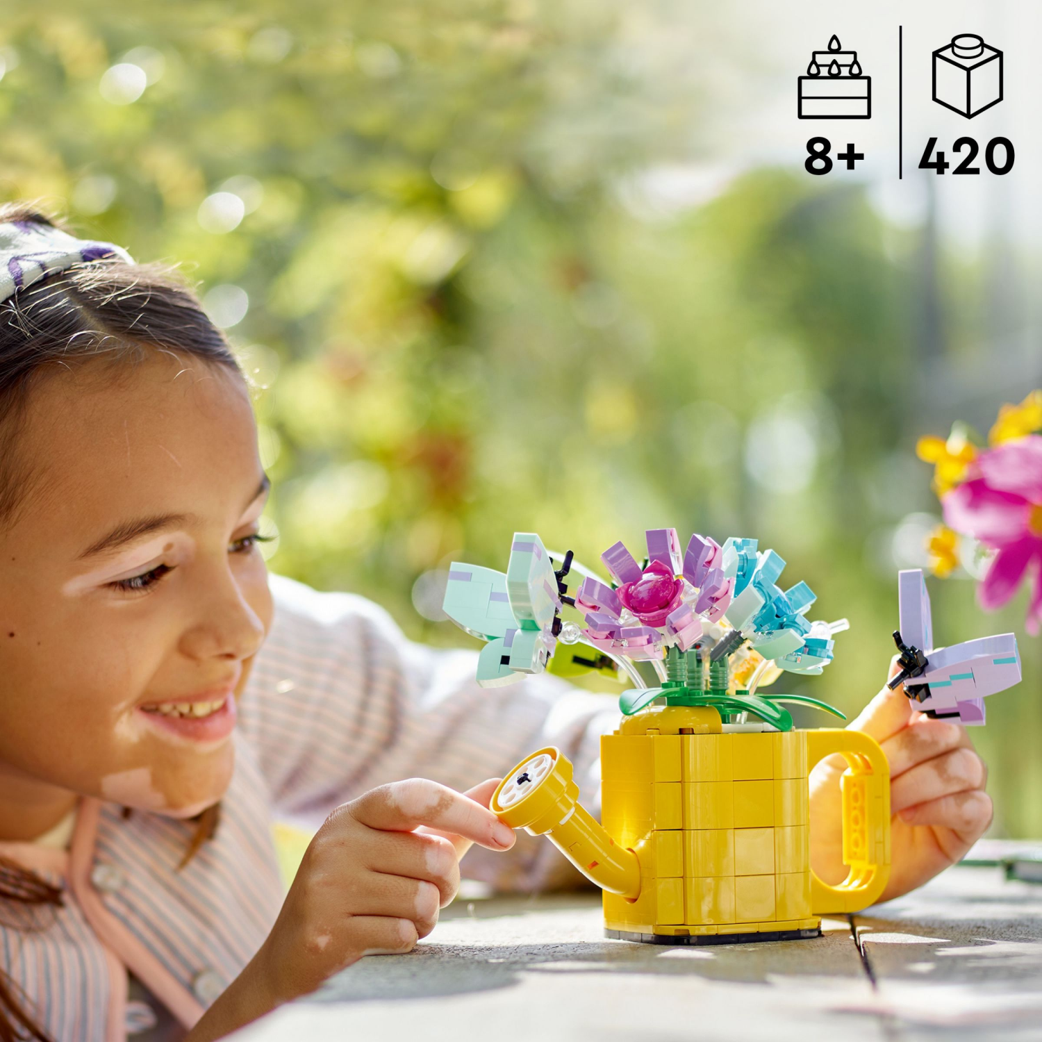 slide 3 of 6, LEGO Creator 3-in-1 Flowers in Watering Can Set, 1 ct