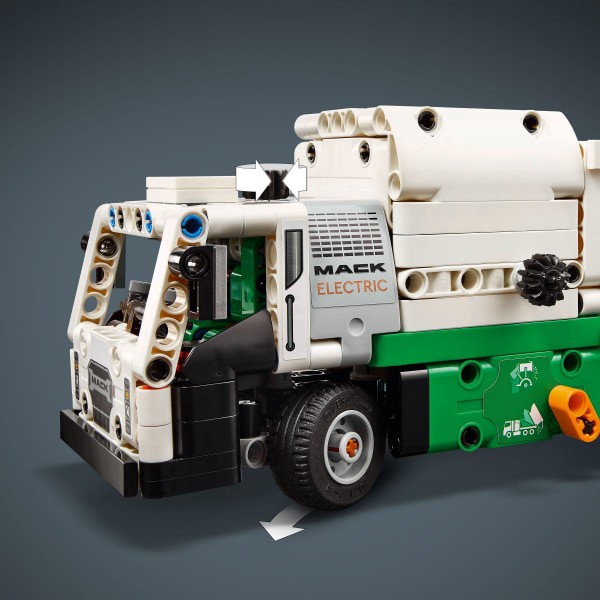 slide 11 of 21, LEGO Technic Mack LR Electric Garbage Truck Toy for Kids 42167, 1 ct